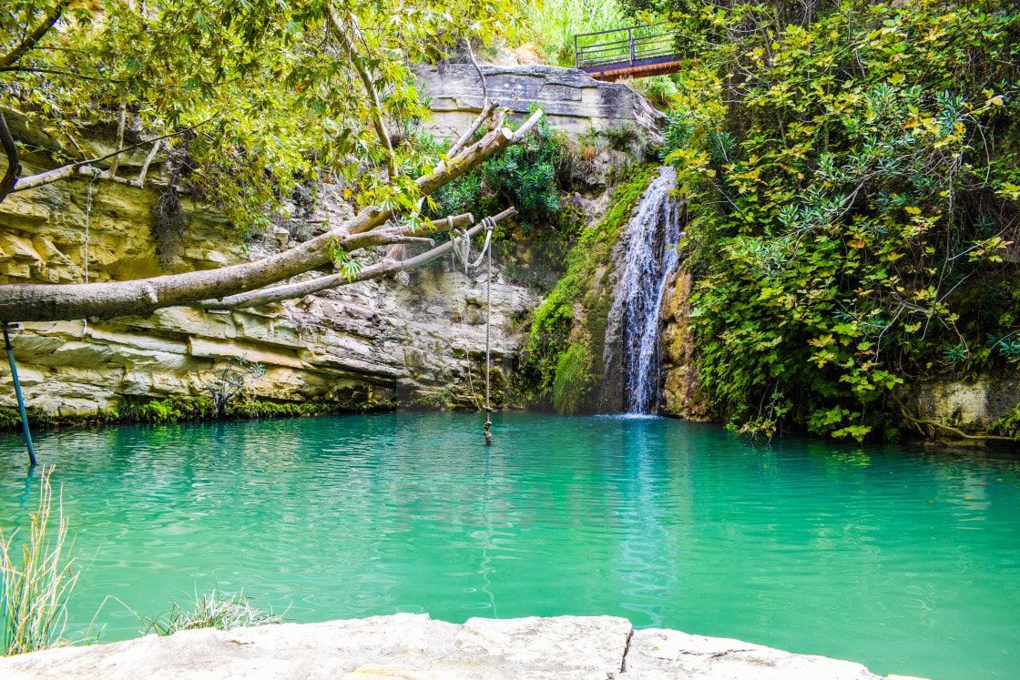 Adonis bath waterfalls